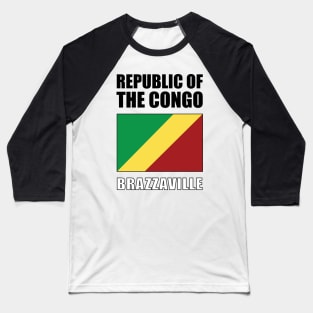 Flag of Republic of the Congo Baseball T-Shirt